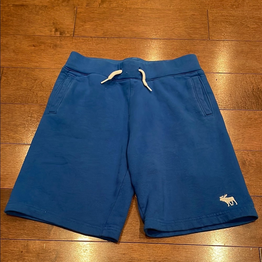 Abercrombie Kids Blue Athletic Shorts with Elastic Waistband